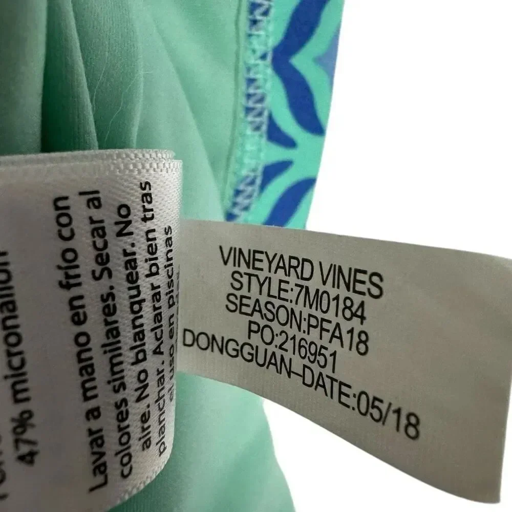 Vineyard Vines Girls Tankini Top size XS 6-8